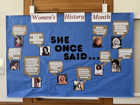 Women's history month 2022 Women History Month Projects, Notice Board Decoration, Women History, Classroom Boards, Ra Boards, Women's History Month, Ra Ideas, Work Plans, Women's History