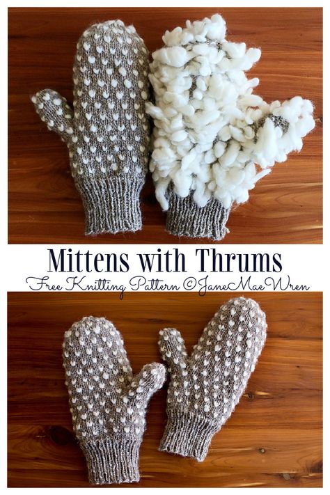 Free Mitten Patterns Knitting, Newfoundland Mittens Pattern Free, Double Knit Mittens Free Pattern, Thrummed Mittens Pattern, Toddler Mittens Knitting Pattern Free, Mitten Knitting Patterns Free, Convertible Mittens Knitting Pattern, Thrumming Knitting, Knit Gloves Free Pattern