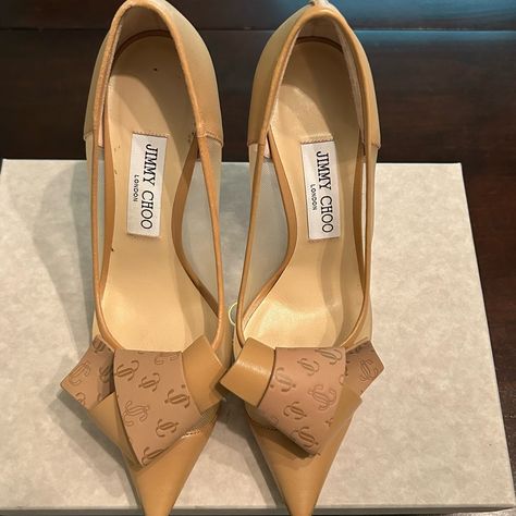 Jimmy Choo Lani 100 Caramel Heels. Chimmy Choo, Silver Kitten Heels, Jimmy Choo Gold, Pointy Shoes, Jimmy Choo Romy, Jimmy Choo Shoes Heels, Cutout Heels, Caged Heels, Kitten Heel Sandals