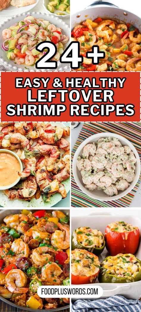 Give your leftover shrimp a tasty makeover with our collection of healthy and easy recipes. From quick dinner ideas to New Year's Eve food inspirations, discover delicious ways to repurpose precooked shrimp. Say goodbye to food waste and hello to flavorful, satisfying meals that are both convenient and wholesome. Leftover Cocktail Shrimp Recipes, What To Make With Cooked Shrimp, Recipes For Precooked Shrimp, Recipes With Precooked Shrimp, Leftover Shrimp Cocktail Recipes, Boiled Shrimp Leftover Recipes, What To Do With Shrimp, Recipes Using Cooked Shrimp, Leftover Shrimp Recipes