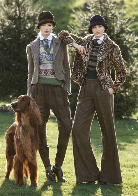 Ralph Lauren Collection Fall 2012 Ralph Laurent, Style Anglais, Country Manor, Ralph Lauren Fall, Ladies Club, Fashion Pics, Country Fashion, Ralph Lauren Style, Estilo Preppy