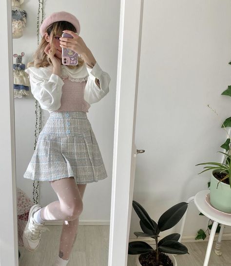 Pastel Academia Fashion, Pastel Academia Outfit, Pastel Academia Aesthetic, Pastel Academia, Academia Aesthetic Outfit, Pink Academia, Academia Outfits, Academia Fashion, Kawaii Fashion Outfits