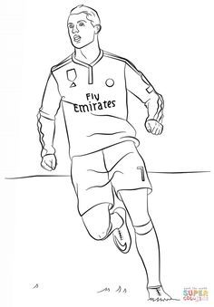 Cristiano Ronaldo Coloring Pages Sketch Coloring Page Ronaldo Images, Football Player Drawing, Football Coloring Pages, Ronaldo Soccer, Printable Sports, Sports Coloring Pages, Cristino Ronaldo, Ronaldo Real Madrid, Ronaldo Cristiano