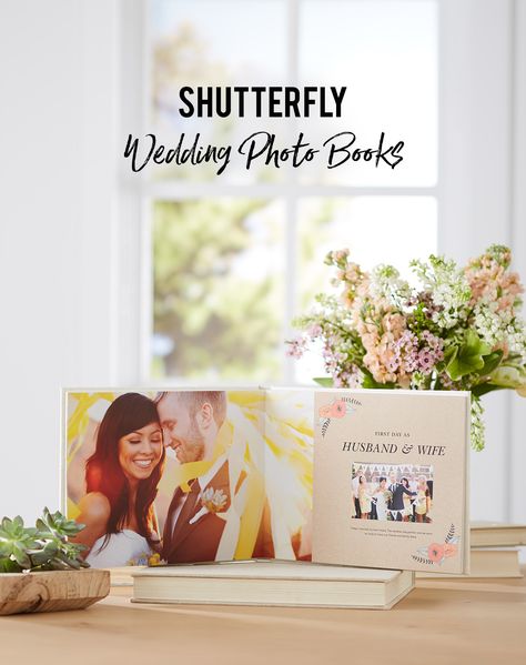 After the Ceremony: Wedding Photo Books with Shutterfly Diy Wedding Album, Wedding Photo Guest Book, Wedding Photobook, Shutterfly Photo Book, Wedding Photo Book, Wedding Books, Photo Guest Book Wedding, Books Wedding, Story Wedding