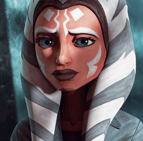 Ahsoka Tano Icon, Star Wars Makeup, Ashoka Tano, Star Wars Ahsoka, Star Wars Character, Star Wars Women, Bad Batch, Stars Wars, Star Wars Fan Art