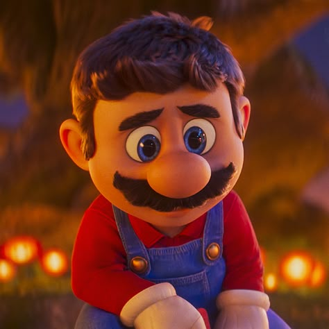 Mario Hairstyle, Super Mario Pfp, Mario Pfp, The Mario Movie, Mario Icons, Super Mario Movie, Movie Mario, Mario Movie, The Super Mario Bros Movie