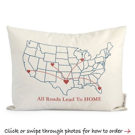 All Roads Lead To Home, or any phrase you like (Home Is Where The Heart Is or All roads lead to Moms etc). Great gift for family, friends, loved ones. Up to 8 heart locations, more at $3.00 each (well send a link to pay for additional locations after purchase). For the Linen Version All Roads Lead Home, Heart Gift Wrapping, Banana Leaf Art, State Pillow, Banana Leaf Print, Daisy Studs, Gold Foil Print, Animal Baby Shower, Card Box Wedding