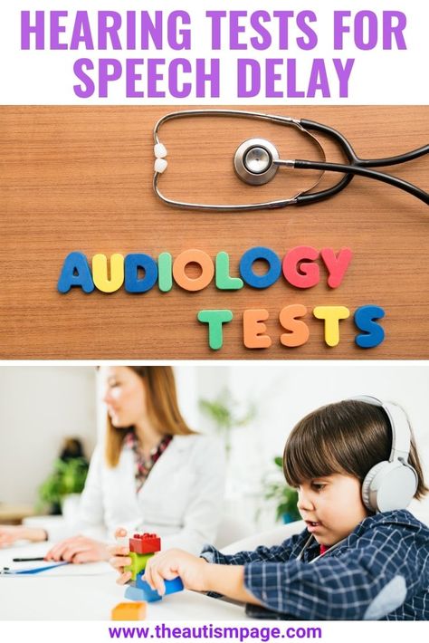 Often children with speech and language delay are referred for a hearing test. Typically this is simply to rule out any hearing issues. Auditory Processing Disorder, Test For Kids, Speech And Hearing, Language Delay, Auditory Processing, Speech Delay, Processing Disorder, Messy Play, Visual Aids