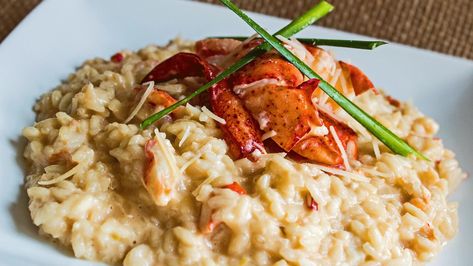 About Gordon Ramsay Hell's Kitchen Lobster Risotto Recipe:Gordon Ramsay's Hell's Kitchen Lobster Risotto is a luxurious and exquisite dish that showcases the mastery of flavors. This recipe elevates the classic risotto by incorporating succulent lobster meat, fragrant herbs, and a rich, creamy sauce. The combination of perfectly cooked Arborio rice and tender lobster creates a symphony of flavors that will delight your taste buds. With attention to detail and expert techniques, this recipe ... Lobster Risotto Recipe, Prawn Risotto, Filet Mignon Chorizo, Lobster Risotto, Risotto Dishes, Seafood Risotto, Gordon Ramsay Recipe, Hell’s Kitchen, Tarte Fine