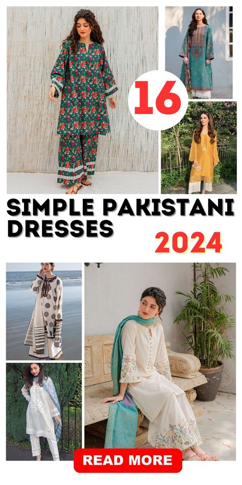 Discover the latest in simple Pakistani dresses party wear for 2024. These dresses are designed to make a statement with their understated elegance and modern designs. Perfect for weddings, parties, or any festive occasion, they offer a chic and sophisticated look. Latest Pakistani Fashion 2024, Pakistani Shalwar Kameez Design, Pakistani Dresses Casual Summer, Pakistani Outfits Simple, Simple Pakistani Dresses Party Wear, Simple Pakistani Dresses Casual, Pakistani Dresses Party Wear, Eid Outfits Pakistani, Summer Casuals