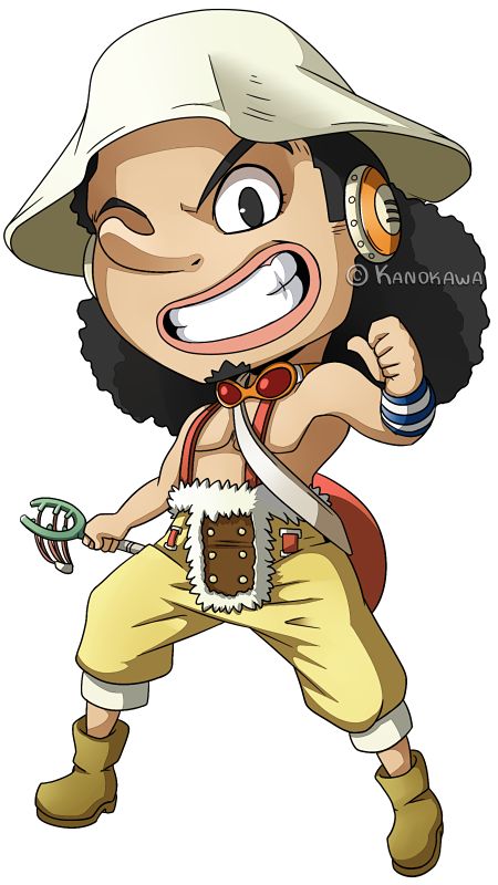 One Piece: Usopp Chibi by Kanokawa on deviantART One Piece Usopp, One Piece Theme, Zoro Roronoa, One Piece Cartoon, Cartoons Png, Chibi Characters, One Piece Luffy, Nico Robin, Roronoa Zoro