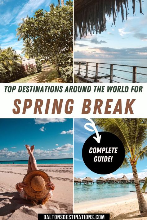 Spring break is the perfect time to plan a trip anywhere in the world! From singles to families, there are destinations for everyone. Here are the top amazing places to go for Spring Break. | Best Spring Break Destinations | Spring Break Destinations That are Worth the Trip | Spring Break Destinations for Adults | College Spring Break Destinations | Best Family Spring Break Vacations | Cheap Spring Break holiday | Must visit places for Spring Break | Top Spring Break places to visit Best Spring Break Destinations, College Spring Break, Family Spring Break, Holbox Island, Spring Break College, Spring Break Vacations, Spring Break Destinations, Spring Break Trips, Cheap Vacation