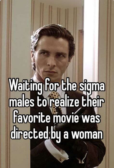 Sigma Male Whisper, Sigma Male Movies, Sigma Male Aesthetic, Horror Whisper, Sigma Male Quotes, Sigma Female, Pinterest Whispers, Movie Horror, Patrick Bateman