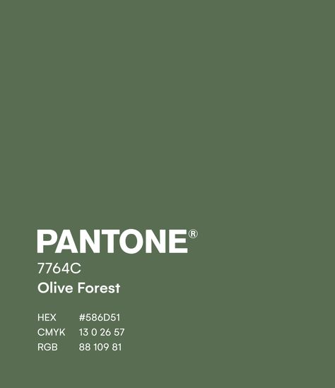 Forest Green Pantone Colour Palettes, Colour Palette Forest Green, Green Colour Pantone, Forest Green Pantone, Green Pantone, House Moodboard, Pantone Green, Dark Sage Green, Pantone Colour Palettes