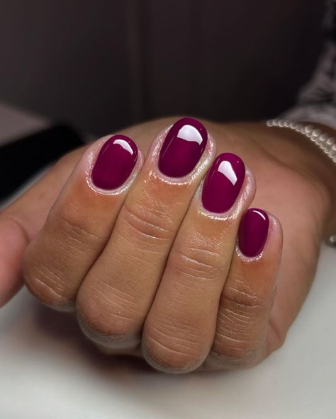 Coloured Nails, Berry Nails, Plain Nails, Elegant Nails, The Deep, Short Nails, Natural Nails, My Favourite, Nail Inspo