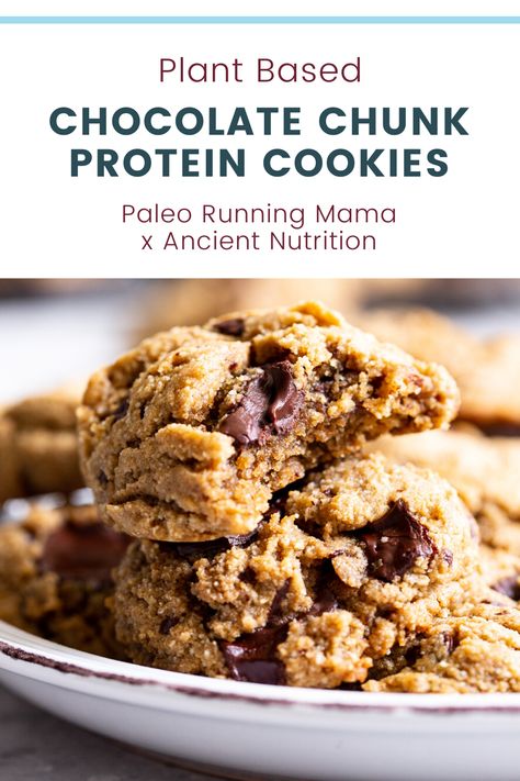 Vegan Protein Cookies, Protein Chocolate Chip Cookies, Protein Powder Cookies, Protein Baking, Almond Flour Cookies, Protein Desserts, High Protein Vegan, Protein Cookies, Paleo Vegan