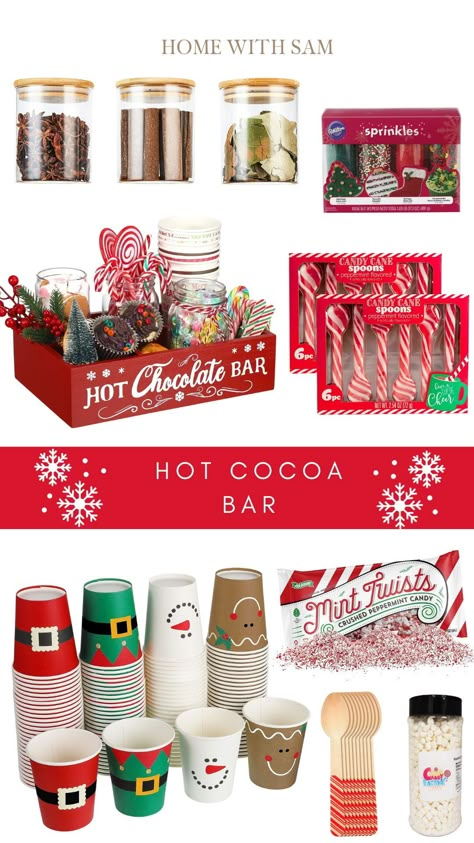 Hot Cocoa Bar Ideas, Christmas decorating ideas, Christmas decorations, holiday decorations, Christmas activities with kids, holiday home, amazon home finds, amazon must-haves, amazon hot cocoa bar, hot chocolate bar ideas, hot chocolate bar, Hot cocoa bar accessories, hot chocolate bar accessories, hot chocolate toppings, movie night ideas, Christmas movie night idea, Christmas movie night dessert, Christmas aesthetic Hot Cocoa Tray Ideas, Hot Cocoa Basket Ideas, Hot Cocoa Bar For Kids, Christmas Activities With Kids, Dollar Tree Hot Cocoa Bar, Hot Coco Bar Idea, Hot Cocoa Bar Ideas Christmas, Hot Cocoa Tray, Chocolate Bar Ideas