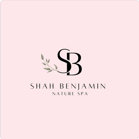 Pink Typography Leaf Initial SB Logo Canva Template Sb Tattoo, Sb Logo, Pink Typography, Hair Logo, Canva Template, Logo Templates, Initials, Typography, Spa