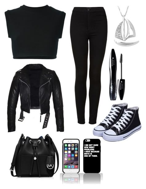 "Untitled #450" by fercakova-viktoria ❤ liked on Polyvore featuring adidas Originals, Topshop, Jewel Exclusive, MICHAEL Michael Kors and LancÃ´me Black Outfits Teenage, Edgy Outfit Ideas, Dark Outfits, Future Outfit, Easy Trendy Outfits, Band Shirts, Tween Outfits, Alternative Outfits, Simple Trendy Outfits