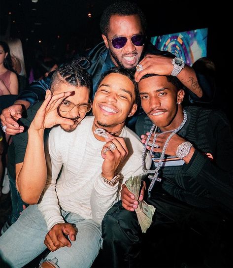 Justin Combs, King Combs, Christian Combs, Quincy Brown, Sean Combs, Star Track, Man Party, Black Celebrities, Party People