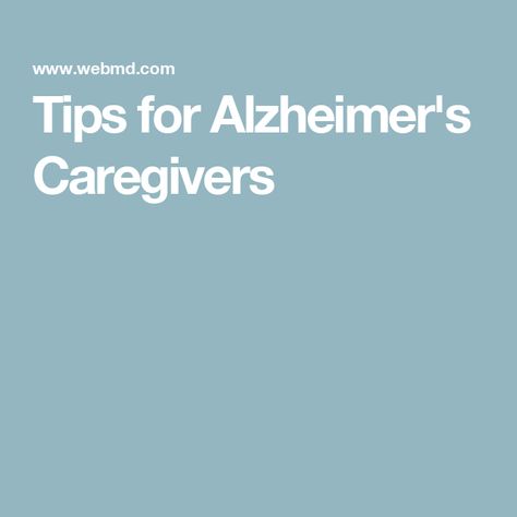 Tips for Alzheimer's Caregivers Alzheimers Caregivers, Alzheimer Care, Caregiver Support, Alternative Treatments, Sleep Problems, Aids Hiv, Elderly Care, Daily Schedule, Alzheimers