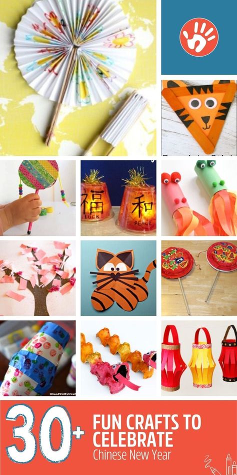 Celebrate the Chinese New Year with crafts for kids! We’ve got lanterns, tigers, dragons and much more to make fun Chinese New Year memories. Chinese Lanterns Craft, China Crafts For Kids, Chinese Crafts For Kids, New Year Crafts For Kids, Mid Autumn Festival Craft, 2nd Grade Crafts, News Years Crafts For Kids, New Year Crafts, Lantern Crafts