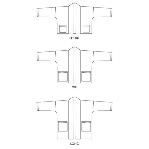 Making a Wiksten Haori from a Mid-Century Modern Curtain – Elle Gee Makes Kimono Jacket Sewing Pattern, Wiksten Haori, Pola Top, Mode Kimono, Jacket Pattern Sewing, Beginner Sewing Projects Easy, Leftover Fabric, Japanese Embroidery, Womens Kimono