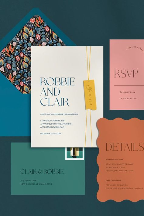 Unusual Wedding Invitations, Unusual Wedding, Event Invitations, Eclectic Wedding, Wedding Invitation Video, Digital Wedding Invitations, Invitation Inspiration, Digital Weddings, Wedding Mood Board