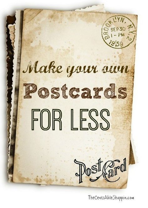 Snail Mail Diy, Make Your Own Postcard, Postcard Design Ideas, Postcard Design Inspiration, Diy Postcard, Postcards Diy, Snail Mail Pen Pals, Free Postcards, Get Design