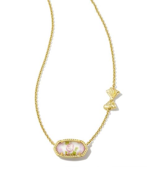 tile img #0 Kendra Scott Necklace Christmas, Christmas Kendra Scott, Light Pink Kendra Scott Necklace, Loveshackfancy Kendra Scott, Kendra Scott Pink Necklace, Cute Kendra Scott Necklace, Kendra Scott Bow Necklace, Love Shack Fancy Jewelry, Love Shack Fancy X Kendra Scott