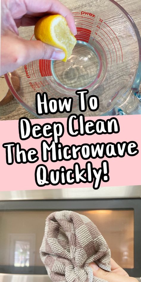 making diy microwave cleaner to deep clean your microwave quickly Cleaning Microwave With Lemon, Microwave Cleaning Hacks, Clean Microwave Vinegar, Microwave Sponge, Microwave Cleaning, Microwave Cleaning Hack, Microwave Cleaner, Easy Microwave Cleaning, Microwave Hacks