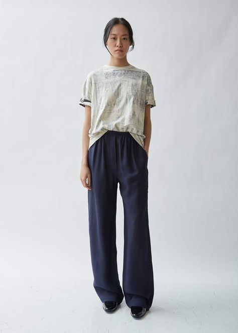 Acne Studios Pernelle Fluid Suit Trousers Suit Trousers, Active Life, Wool Trousers, Get Moving, Runway Collection, Feature Light, Trouser Suits, Back Patch, Clothes Style