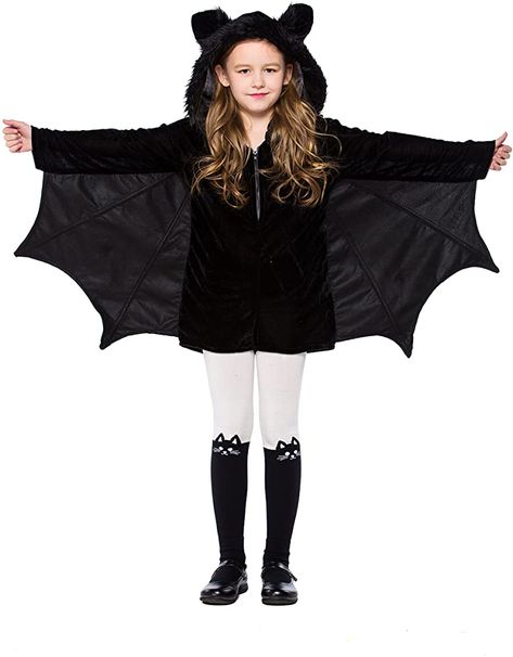 Bats For Kids, Bat Costume, Witch Cosplay, Design Collage, Costume Noir, Vampire Bat, Black Bat, Star Wars Baby, Halloween Costumes For Girls