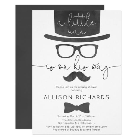 Little man boy baby shower invitation #Ad , #AD, #baby#shower#invitation#Shop Baby Shower For Men, Orange Invitation, Classy Baby Shower, Modern Baby Shower, Baby Shower Invites, Boy Baby Shower, Baby Shower Invitations For Boys, Create Your Own Invitations, Baby Sprinkle