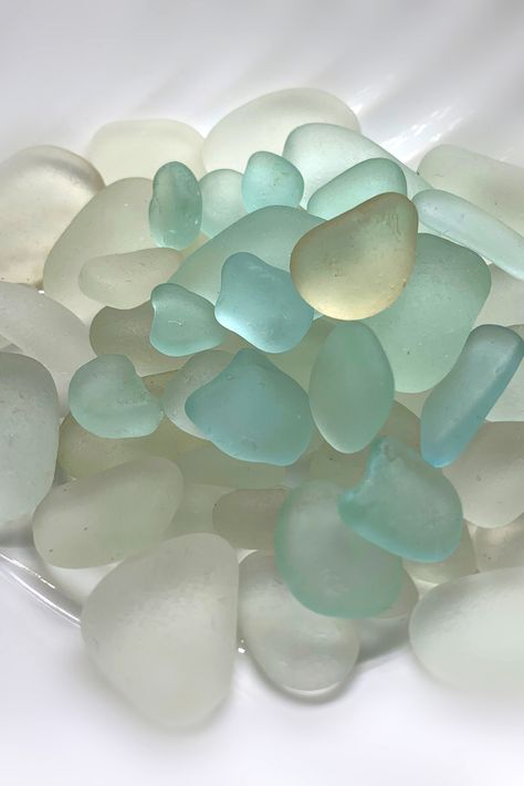 Seaglass Aesthetic, Sea Glass Aesthetic, Pretty Rocks, White Turquoise, Rv Living, Beach Aesthetic, Sea Glass Jewelry, My Happy Place, Yard Art