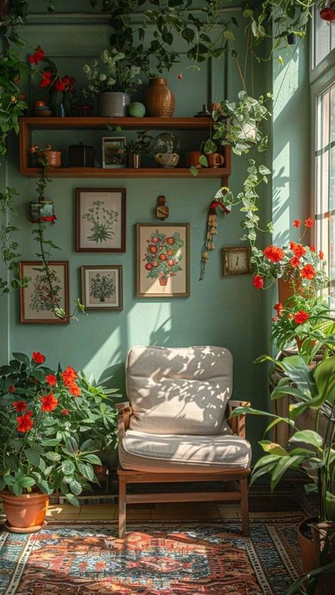 Grandmacore Interior, Cottagecore Room Ideas, Vintage Cottagecore Aesthetic, Closet Offices, Fairycore Garden, Cozy Closet, Happy Environment, Cottagecore Room, Cottagecore Spring