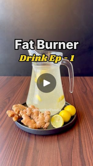 3K views · 18 reactions | Episode 1 – Fat Loss Series: Lemon Ginger Detox Water”🔥 Start Your Fat Burner Journey! This Lemon Ginger Detox Water is the perfect way to kickstart your fat-burning process. Loaded with antioxidants and great for digestion, it helps boost metabolism and keeps you hydrated throughout the day.Recipe in the comments below 👇#fatburner #fatloss #detoxdrink #lemonginger #healthyrecipes #quickrecipes #mumbaifoodiz | Mumbaifoodiz | Giulio Cercato · Beautiful Lemon Ginger Detox Water, Ginger Detox Water, Simple Ingredient Recipes, Ginger Detox, Lemon Ginger, Fat Burner Drinks, Breakfast Items, Detox Water, Fat Burning Drinks