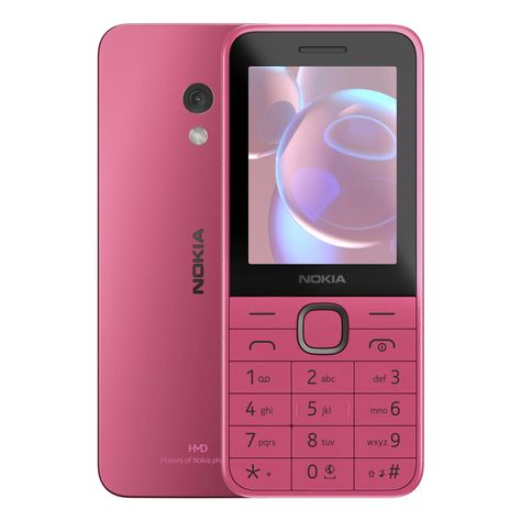 Nokia 225 4G (Dual Sim, Keypad, 2024) - Pink  A modern feature phone with Bluetooth. Now even more pocket-friendly.    2.4” IPS LCD display  2MP VGA rear camera  Increased 1450 mAh battery  128MB + 64MB Ram  FM Radio with MP3 player   Mobile Phones > Classic & Keypad Phones Keypad Phone, Vr Camera, Mobile Phone Shops, Smart Vacuum, Nokia Phone, Phones For Sale, Skins Uk, Phone Deals, Unlocked Phones