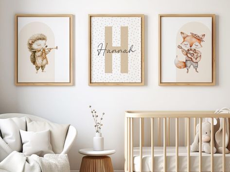 Baby boy nursery art