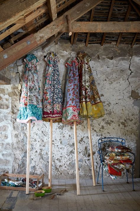 Sunbeam Jackie Vintage Fabric Parasols | Garden Accessories (houseandgarden.co.uk) Parasols Garden, Greenhouse Vintage, Vintage Greenhouse, Cornwall Garden, Grain Store, Bohemian Garden, Garden Parasols, Garden Umbrella, Garden Cafe