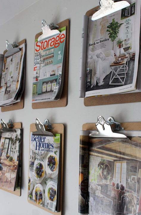 Are you struggling to find a solution for that awkward space on your wall? Don't fret! Try using this DIY Clipboard Art method that is gorgeous in any room. Clipboard Wall, Clipboard Art, Diy Clipboard, Cafe Interiors, Decor Inspiration Diy, Anthropologie Home, Pink Interior, Clipboard, Cafe Interior