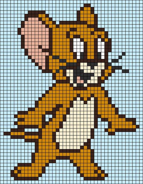 Owl Knitting Pattern, Jerry Mouse, Desenho Tom E Jerry, Tom Und Jerry, Tom Cat, Crochet Leaf Patterns, Doodle Frame, Tom Y Jerry, Graph Crochet