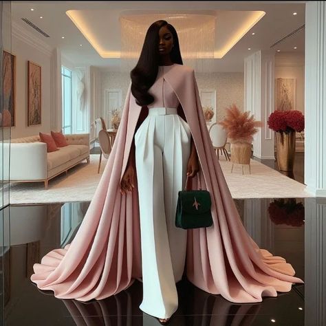 Boss chick style Rich Dress Aesthetic, Grammy Outfits Ideas, Boss Woman Outfits, Elegant Outfit Black Women, Gala Outfit Ideas, Chic Modest Outfits, Musical Outfits, Elegant Maternity Dresses, Fancy Short Dresses