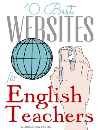 10 Best Websites for English Teachers - South to Southwest Planning School, Teacher Tech, Middle School Language Arts, Ela Classroom, English Teachers, Best Websites, Teaching Ela, Middle School English, English Classroom