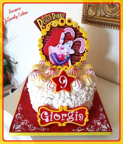 Roger Rabbit Cake Rabbit Birthday, Rabbit Cake, Roger Rabbit, Cake Art, How To Make Cake, Cake Ideas, Birthday Cake, Cake, Birthday