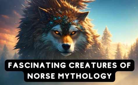 The world of Norse mythology is full of bizarre mythical creatures. Let’s take a look at the most fascinating ones. Norse Creatures, Norse Mythology, Mythical Creatures, Fun Stuff, Look At, The World