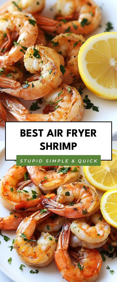 Image for Best Air Fryer Shrimp Ninja Air Fryer Shrimp Recipes, Air Fryer Bacon Wrapped Shrimp, Shrimp In Air Fryer Recipes, Airfryer Shrimp Recipes, Shrimp Air Fryer Recipes, Air Fry Shrimp, Airfryer Shrimp, Air Fryer Frozen Shrimp, Air Fryer Shrimp Recipes