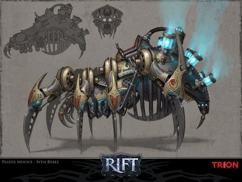 ArtStation - Mechanical Spider Mount, Sven Bybee Spider Fantasy Art, Mechanical Spider, Spider Robot, Mechanical Animals, Adventure Quest, Robot Animal, D D Monsters, Spider Art, Marvel Comics Art