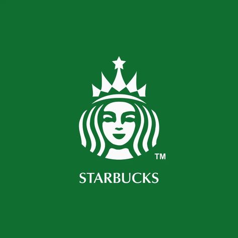 Starbucks Logo Redesign, Starbucks Branding, App Redesign, Starbucks Logo, Logo Redesign, Photoshop Adobe, Art Logo, Visual Identity, Art Direction