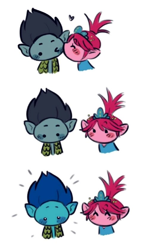 Trolls Trolls 3 Fanart, Trolls Art, Trolls Fanart, Branch Trolls, Poppy And Branch, Trolls Band Together, Trolls 3, Trolls Movie, Online Comics